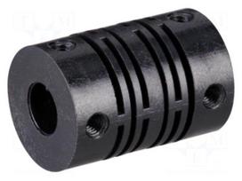 Coupling | Ø1: 6mm | Ø2: 6mm | plastic