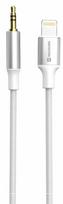 Swissten Audio Adapter Textile Lightning - 3.5mm Jack Cable 1.5m