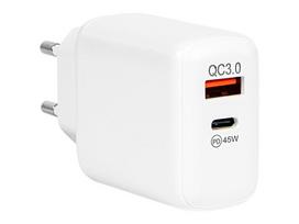 Mobilieji telefonai ir priedai // USB tinklo įkrovikliai // 76-029# Ładowarka sieciowa gniazdo usb + usb-c pd 45w gan