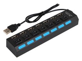 Nešiojamieji kompiuteriai, užrašų knygelės, priedai // Nešiojamųjų kompiuterių priedai // 86-073# Rozgałęźnik usb wt.a-7xgn.a hub-06 czarny