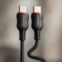 USB Type-C to Type-C data cable iKaku KSC-996, 60W power, 2 m, black
