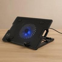 Portable Cooler Riff RF-0092 2in1 Adjustable Stand with USB Cable, portable laptop cooling stand