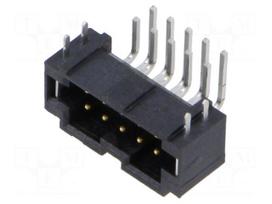 Connector: PCB to PCB | socket | male | PIN: 10 | T2M | angled | 2.6A | THT