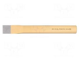 Cold chisel | flat | L: 240mm | Tipwidth: 28mm | Plating: varnish