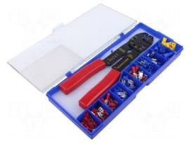 Tools set: designed for terminal crimping | box