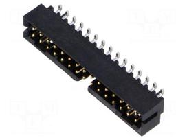 Connector: PCB-cable/PCB | socket | male | PIN: 30 | Milli-Grid | THT