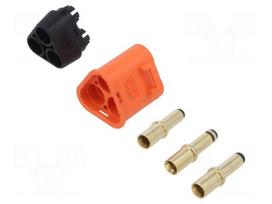 Connector: DC supply | plug | male | QS | 110A | 500V | PIN: 3 | straight