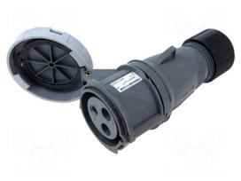 Connector: AC supply 3-phase | plug | female | 32A | IP&S | IEC 60309