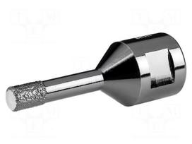 Diamond hole saw | Ø: 8mm | glaze,ceramic tile | Thread: M14