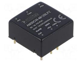 Converter: DC/DC | 30W | Uin: 18÷75VDC | Uout: 12VDC | Iin: 710mA | THT
