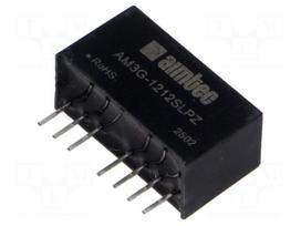 Converter: DC/DC | 3W | Uin: 9÷18VDC | Uout: 12VDC | Iin: 314mA | SIP8 | THT