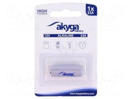 Battery: alkaline | 23A,8LR932,LRV08,MN21 | 12V | non-rechargeable