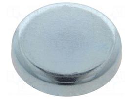 Magnet: permanent | hard ferrite | 180N | Ø: 47mm | H: 9mm | steel