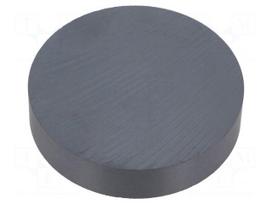 Magnet: permanent | hard ferrite | 71N | Ø: 70mm | H: 15mm