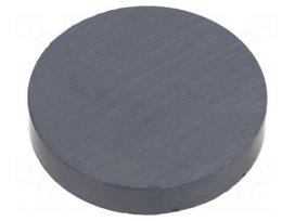 Magnet: permanent | hard ferrite | 19N | Ø: 40mm | H: 7mm