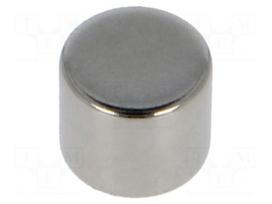 Magnet: permanent | neodymium | 49N | Ø: 12mm | H: 10mm