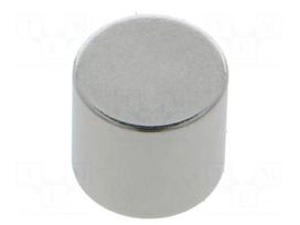 Magnet: permanent | neodymium | 73N | Ø: 13.3mm | H: 12mm