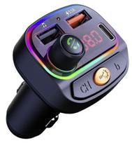 Swissten RGB Bluetooth FM Transmitter 2x USB / USB-C