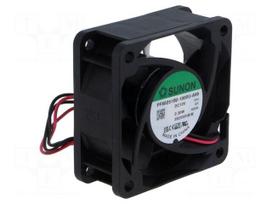 Fan: DC | axial | 12VDC | 60x60x25mm | 53.28m3/h | 40.7dBA | ball | 7000rpm