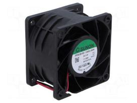 Fan: DC | axial | 12VDC | 60x60x38mm | 102m3/h | 61.2dBA | ball | 13200rpm