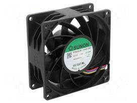 Fan: DC | axial | 12VDC | 92x92x38mm | 235m3/h | 62.9dBA | ball | 9300rpm