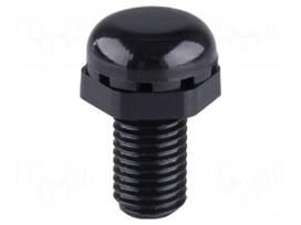 Pressure compensation device | IP69 | black | Thread: M6 | Pitch: 0.75