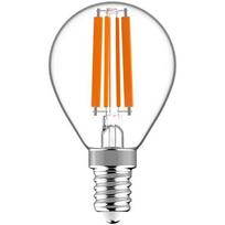 LED bulb E14, G45, 6.5W, 806lm, 2700K, filament