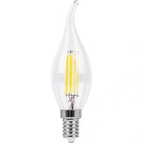 LED Filament bulb E14, C35T, 4W, 520lm, 3000K, 360°