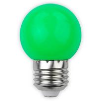LED Decorative bulb E27, G45, 1W, 30Lm, 200°, green