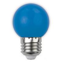 LED Decorative bulb E27, G45, 1W, 30Lm, 200°, blue