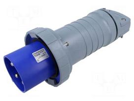 Connector: AC supply 3-phase | plug | male | 125A | 250VAC | 250V | IP&S