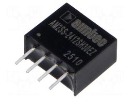 Converter: DC/DC | 2W | Uin: 21.6÷26.4VDC | Uout: 12VDC | Iout: 167mA
