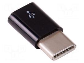 Accessories: adapter | black | USB B micro socket,USB C plug