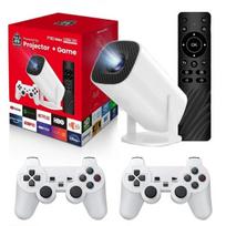 Riff P30MAX Portable Smart Projector Game Console 36000+ 4K Android 11 Allwinner H713 64Gb White