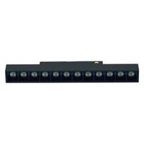 LED Magnetic rail light GRILLE LIGHT 12W, 3000K, 221 mm, 48V