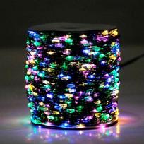LED Christmas diode garland 100m on a metal wire DEW DROP with remote, 1000LED, multicolor, IP44