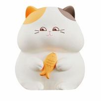 LED night light cat GATTO, Warm white + multicolor, 5V, USB