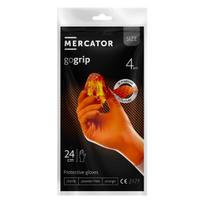Įrankiai ir matavimo prietaisai // Rankiniai įrankiai ir rankinių įrankių komplektai // Rękawice nitrylowe mercator gogrip pomarańczowe 4 szt. rozmiar l