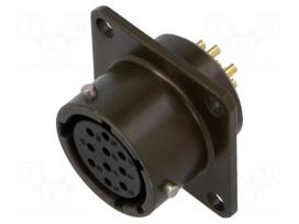 Connector: circular | socket | female | PIN: 10 | PT/451 | 7.5A | 600V