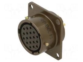 Connector: circular | socket | female | PIN: 19 | PT/451 | 7.5A | 600V