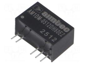 Converter: DC/DC | 1W | Uin: 4.5÷5.5VDC | Uout: -12VDC | Uout2: 12VDC