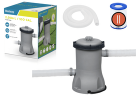 Siurbliai // Baseino siurbliai su filtru // Pompa Filtrująca Do basenu 2006l/h  Bestway 58383
