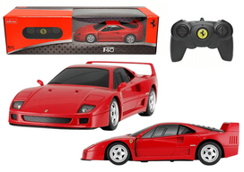Žaidimų zona | PC | Konsolės | Priedai // Radijo valdomi žaislai ir priedai // Auto Sportowe RC 1:24 Zdalnie Sterowane Ferrari F40 Czerwone