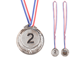 Žaidimų zona | PC | Konsolės | Priedai // Žaislai ir žaidimai vaikams // Srebrny Medal Drugie Miejsce Nagroda Trofeum Cynkowy 6,5cm