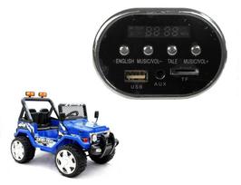 Žaidimų zona | PC | Konsolės | Priedai // Vaikiškos elektrinės transporto priemonės // Panel muzyczny do auta Akumulator Jeep S618