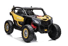Žaidimų zona | PC | Konsolės | Priedai // Vaikiškos elektrinės transporto priemonės // Auto na Akumulator Buggy XB-2118 Złote 4x4