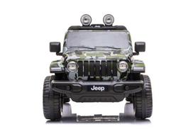 Žaidimų zona | PC | Konsolės | Priedai // Vaikiškos elektrinės transporto priemonės // Pojazd na Akumulator Jeep Wrangler Rubicon DK-JWR555 Moro