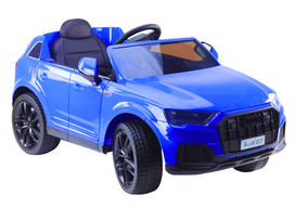 Žaidimų zona | PC | Konsolės | Priedai // Vaikiškos elektrinės transporto priemonės // Auto Na Akumulator Audi Q7 Niebieskie Lakierowane