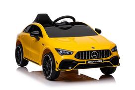 Žaidimų zona | PC | Konsolės | Priedai // Vaikiškos elektrinės transporto priemonės // Auto Na Akumulator Mercedes CLA 45s AMG Żółty 4x4