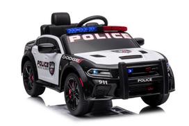 Žaidimų zona | PC | Konsolės | Priedai // Vaikiškos elektrinės transporto priemonės // Auto Na Akumulator Dodge Charger Policyjny Biało- Czarny